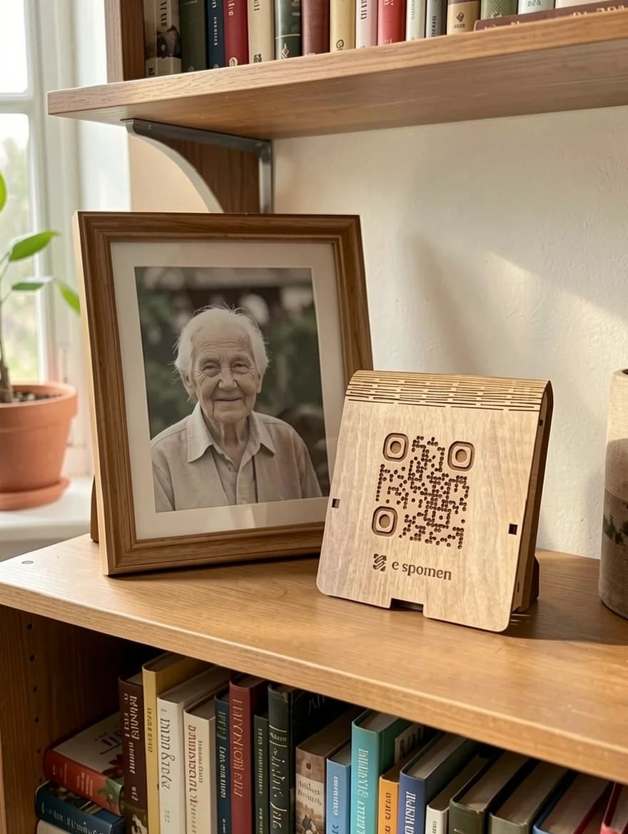 QR pločica u upotrebi
